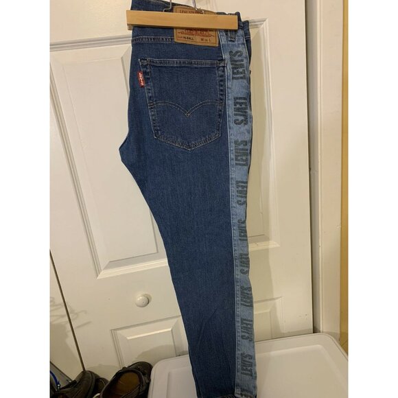 Levi's Hi Ball Side Logo Men’s Sz 36 X 28 Blue Jeans Denim‎ Large E - Picture 4 of 8